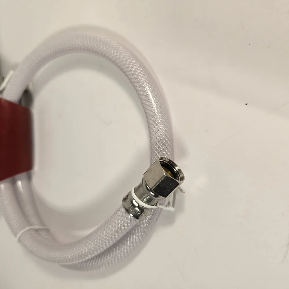 Red and White Bath Accessories Flexible‎ Hose